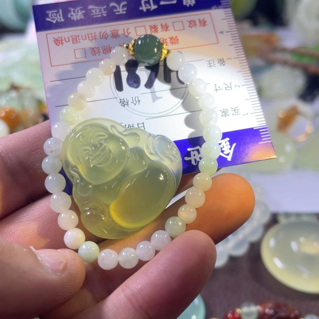 未镶嵌蛇纹石玉手镯（圆镯）