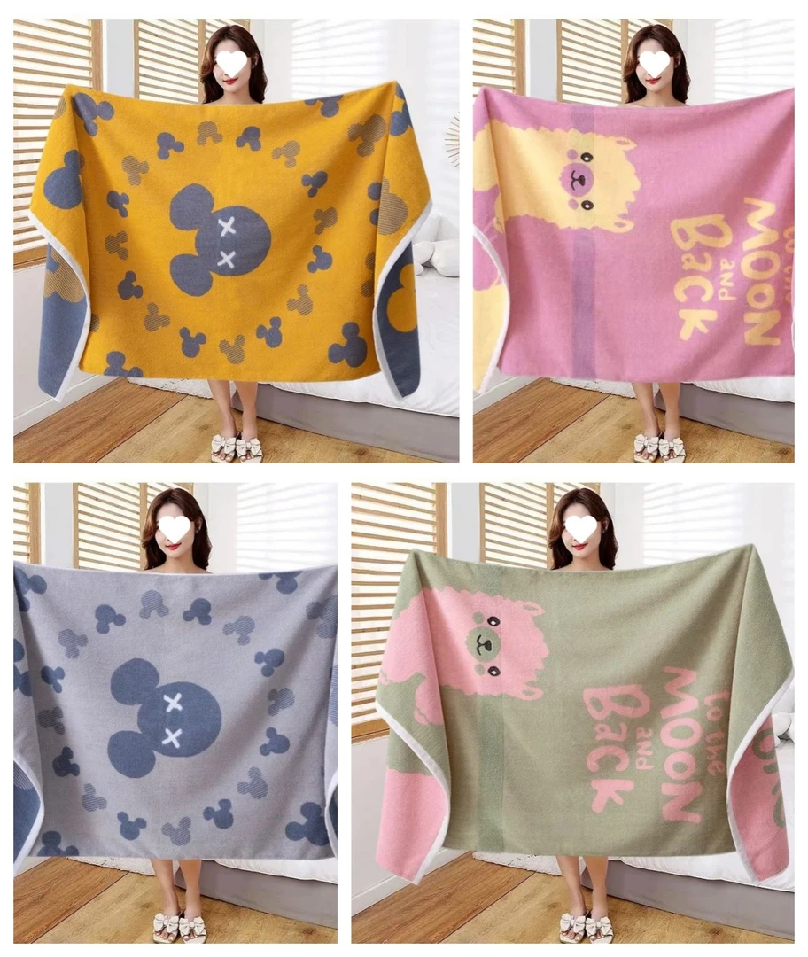 【织锦】清高端3条儿童毛巾  花型颜色随发25*50CM