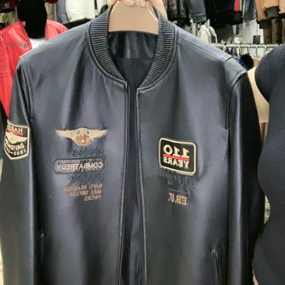 【闪购商品】牛皮棒球服