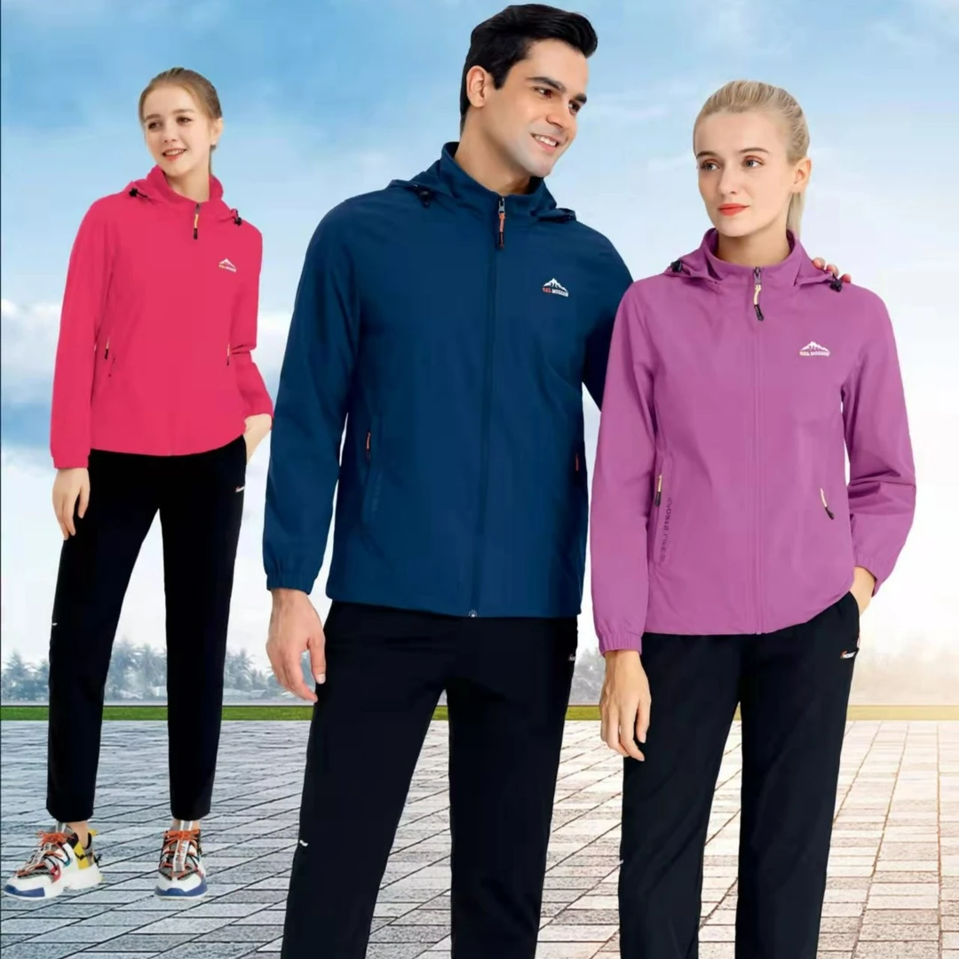 A女士冲锋衣防风防水风衣薄款登山户外外套  328