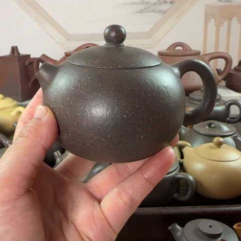 茶壶紫砂梨皮天青200cc