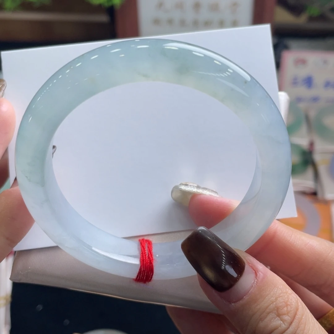 翡翠未镶嵌手镯冰蓝镯镯