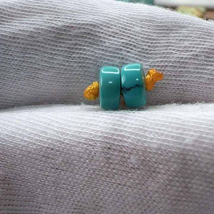 绿松石未镶嵌隔片6.4