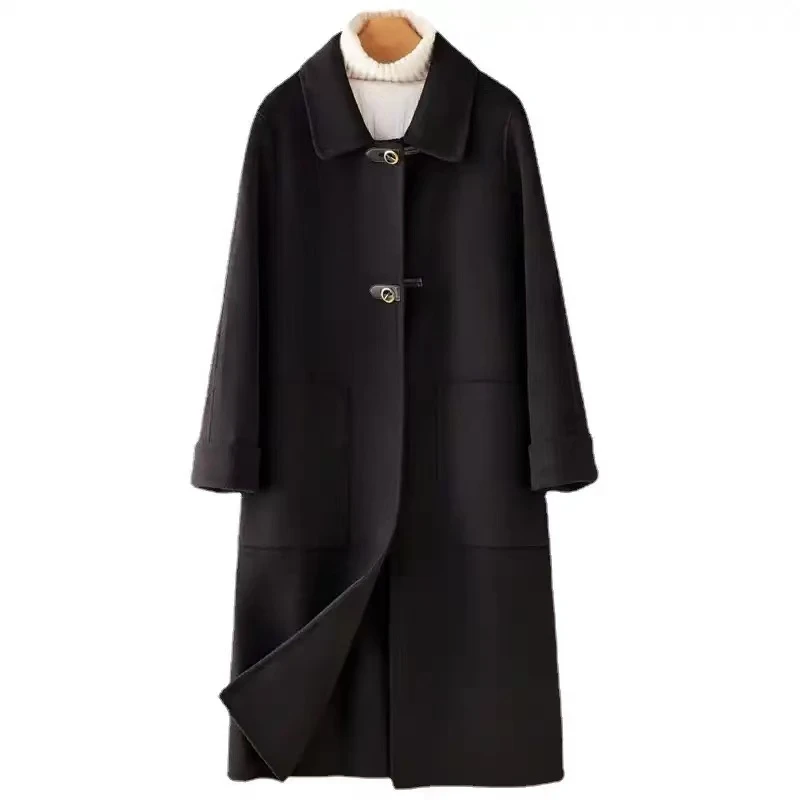 毛呢外套气质时尚双面呢秋冬{非图片款  直播专属链接}