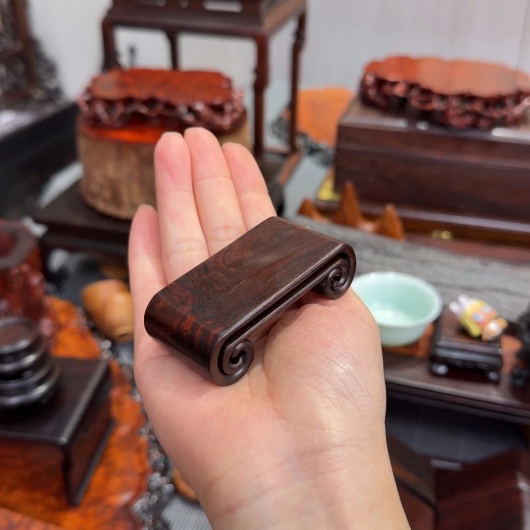 木大红酸枝交趾黄檀底座一木