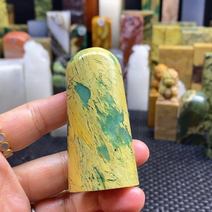 青田石一***鸟青田石印章石