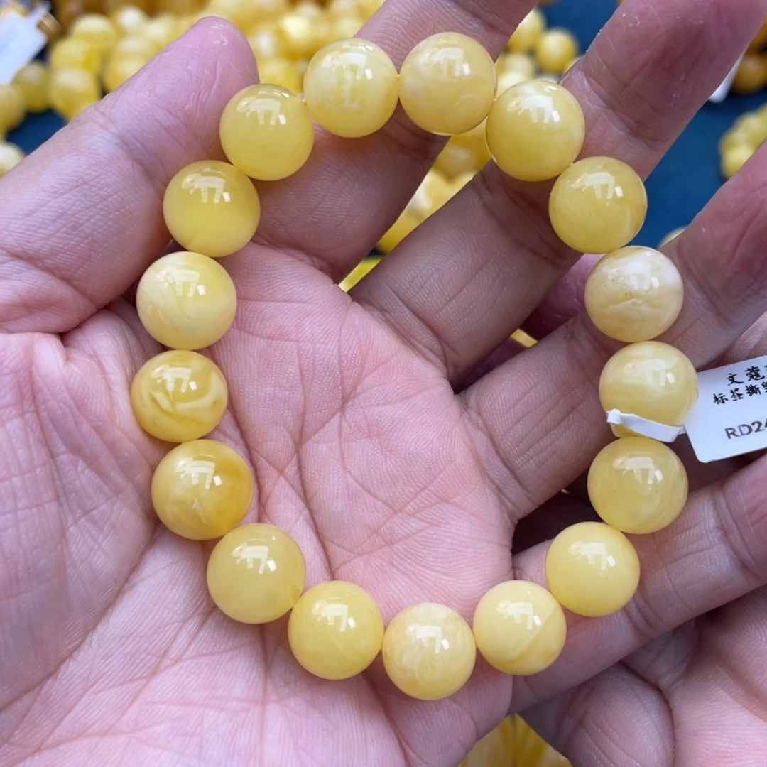 琥珀裸石未镶嵌琥珀蜜蜡11m m