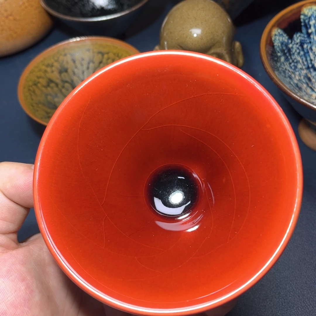 茶盏建盏手握泡茶主人杯