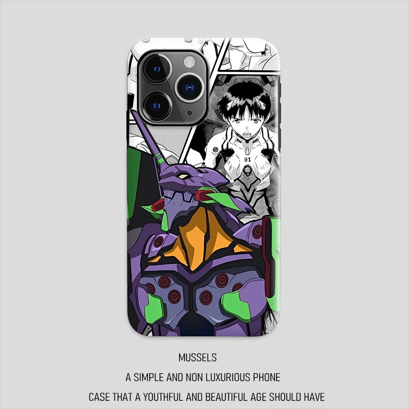 初号机-菲林软硬壳2合1创意适用于苹果华为VIVO小米OPPO手机壳