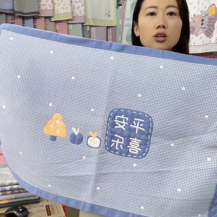 棉处理蓝色平安喜乐