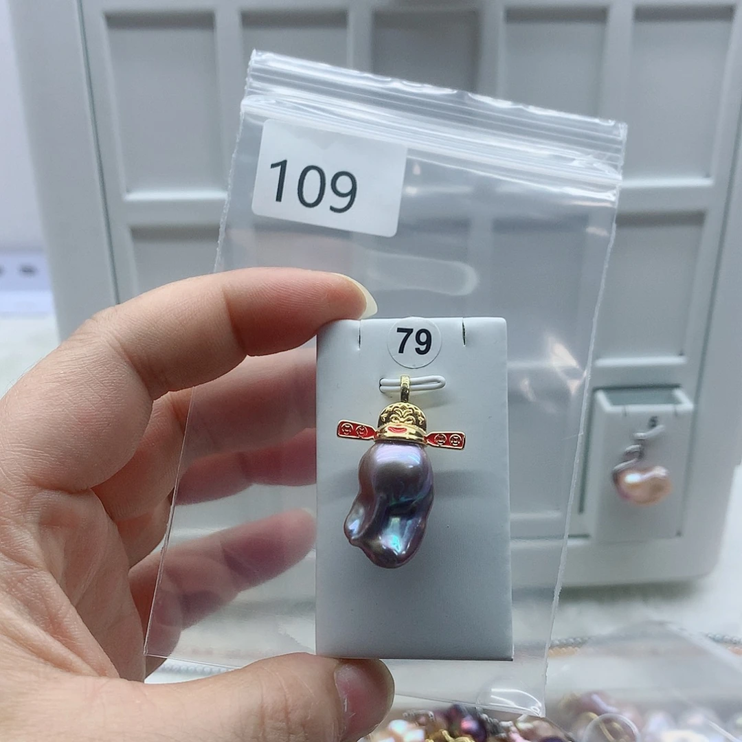 吊坠(不含链)合金淡水珍珠