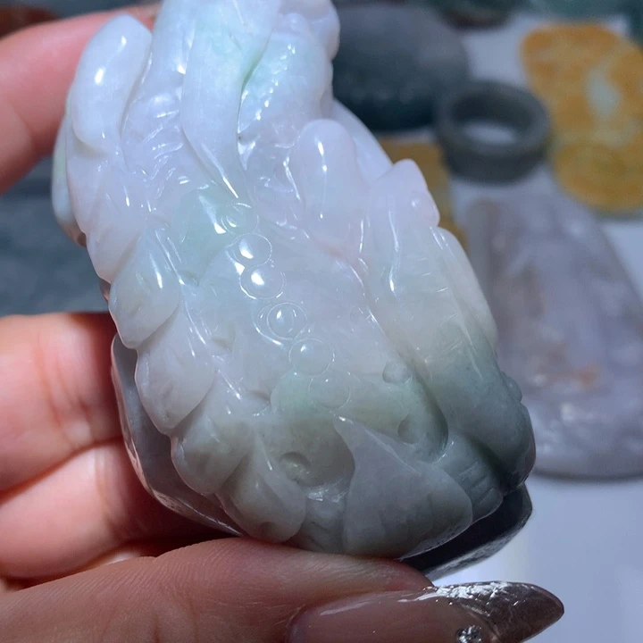 翡翠未镶嵌颈饰保真天然A货翡翠