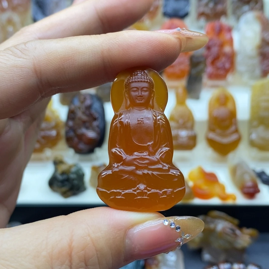 玛瑙/玉髓吊坠(赠链)未镶嵌燕*吊坠