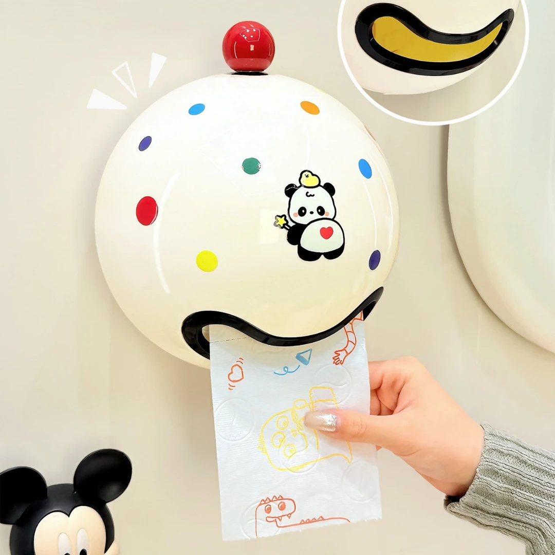 卫生间纸巾盒厕所壁挂式卷纸置物架浴室免打孔防水收纳厕纸放置盒