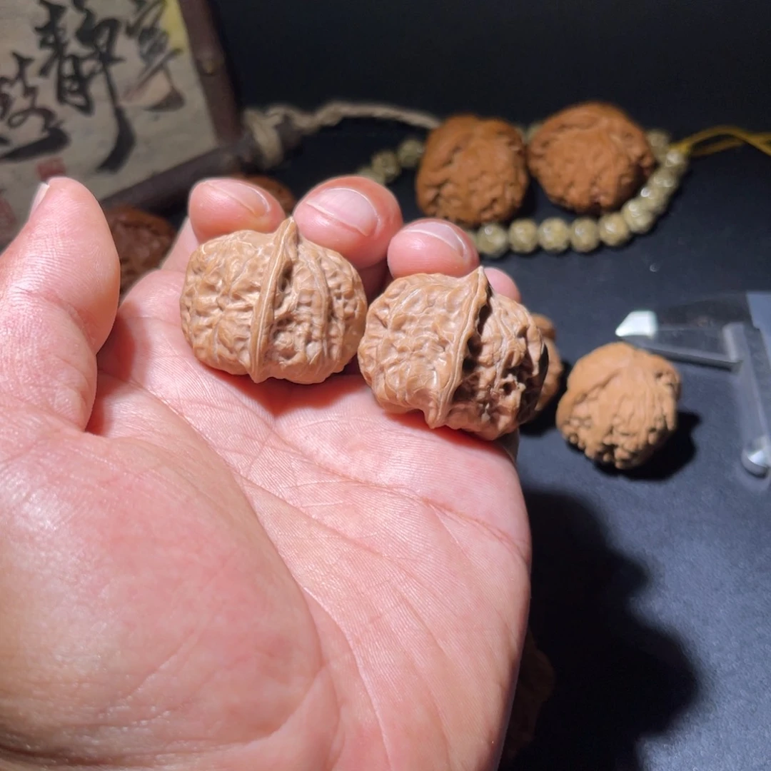 海***空文玩核桃把件门头沟元宝
