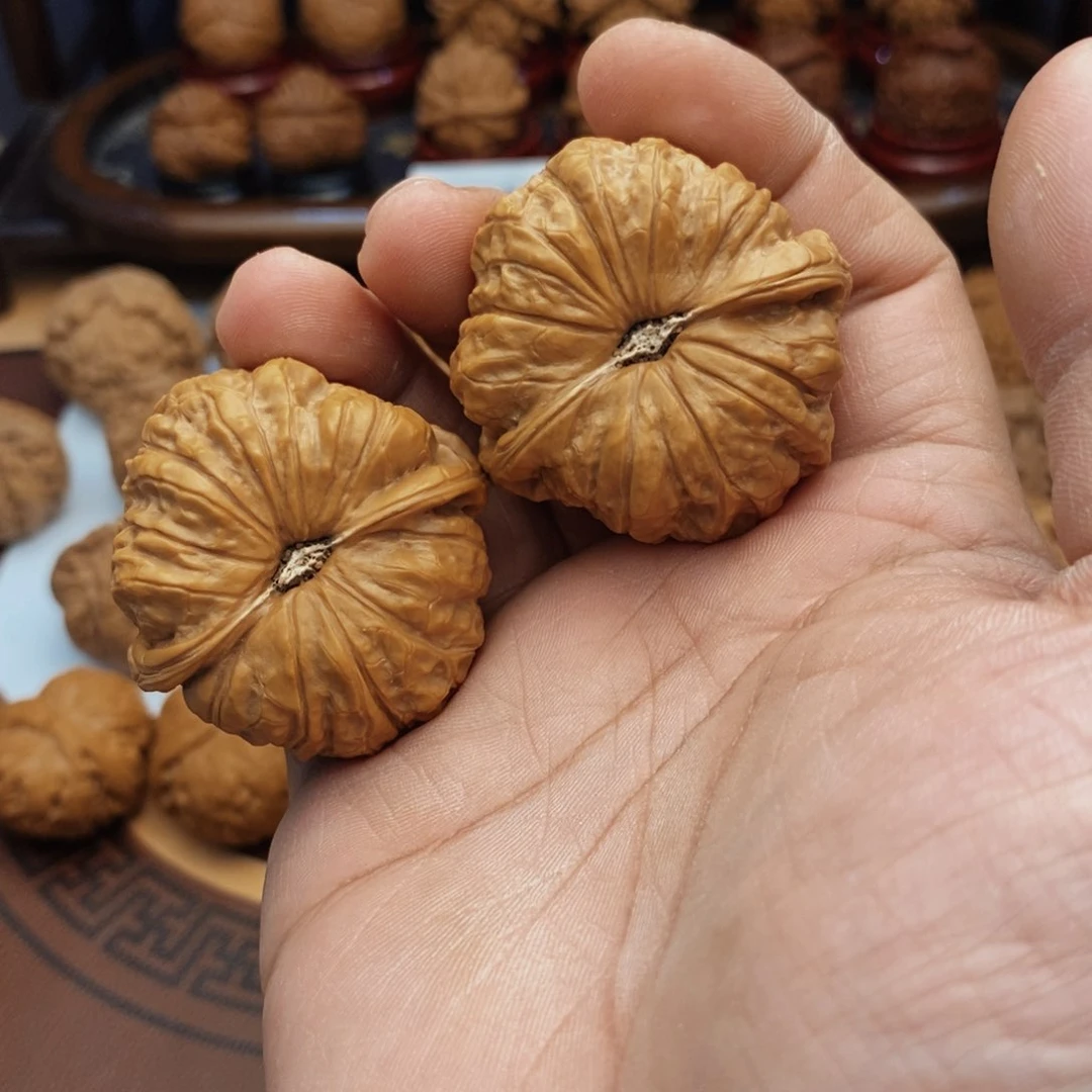 文玩核桃把件?**?44尺 南瓜墩 11