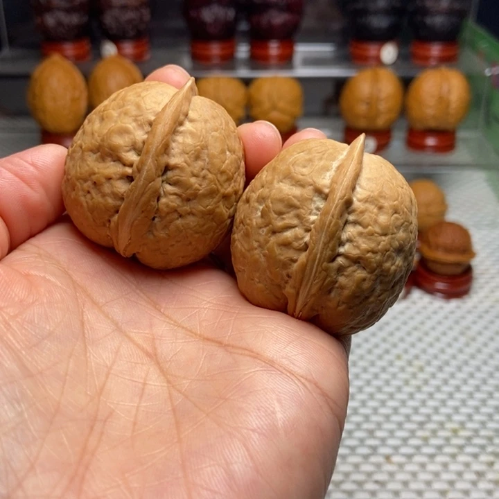 把件文玩核桃17粗筋大屁桃