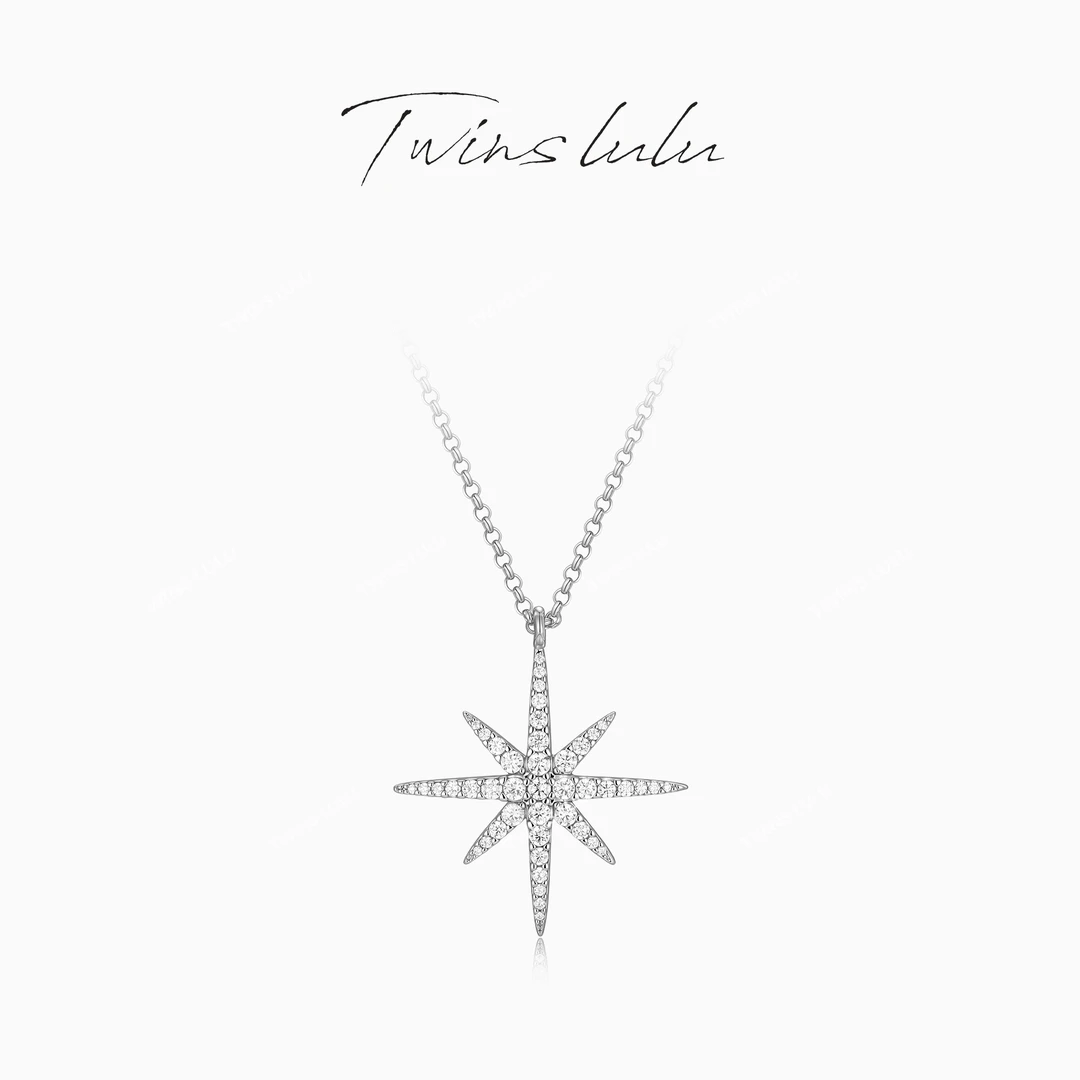 TWINS LULU【八芒星】新年款 镀K金 简约设计感星形项链TSJ7710