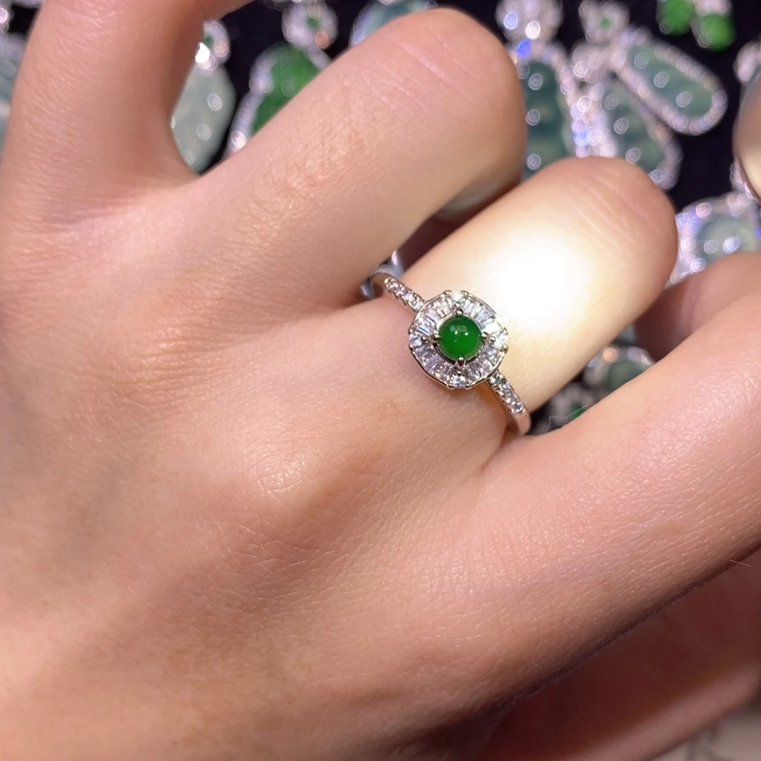 翡翠未镶嵌颈饰天然