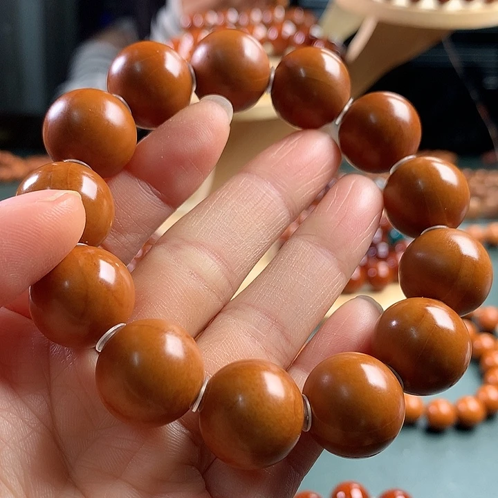 星***月手串橄榄核1.75水晶核