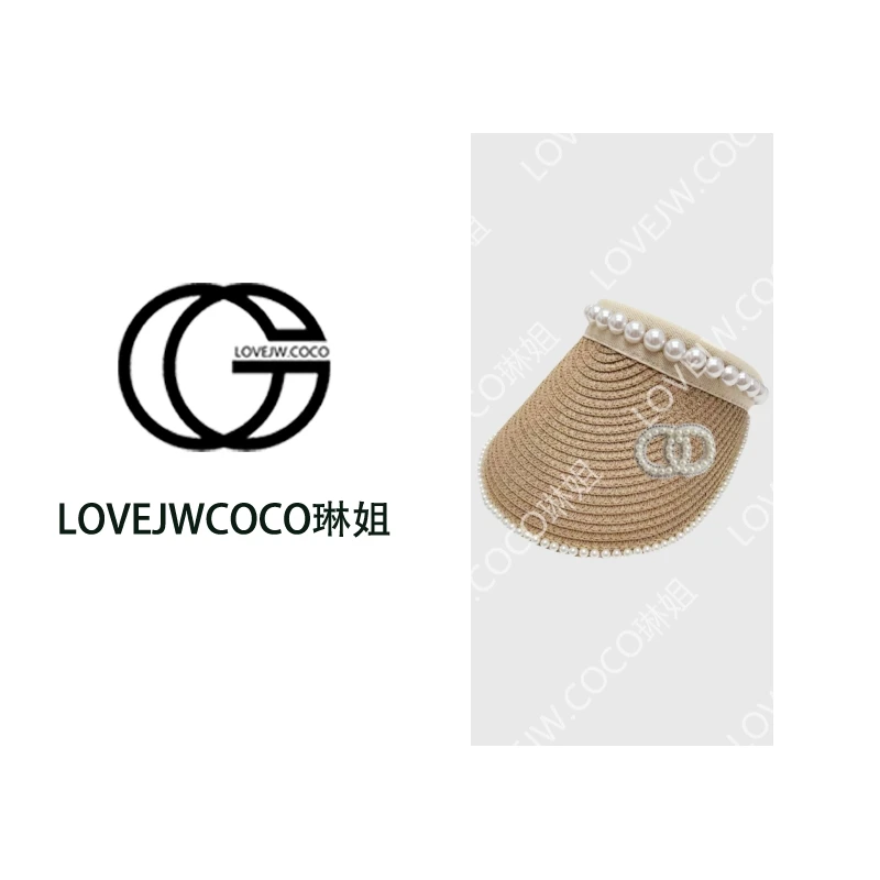 【LOVEJWCOCO】重工透气编织户外空顶帽女士X28