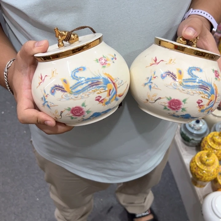 瑕疵福利品陶瓷茶叶罐