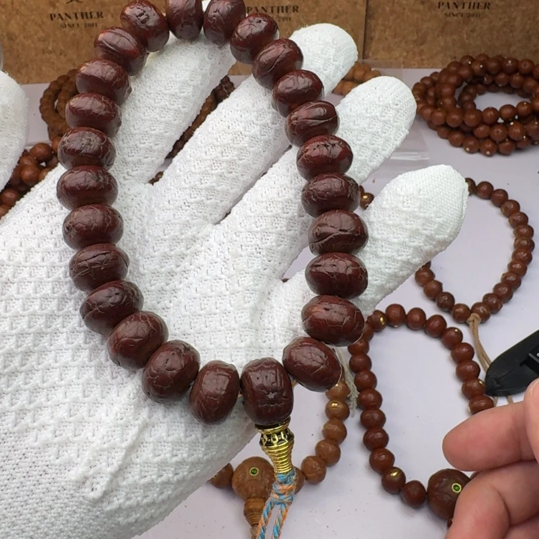 凤眼菩提手串16手盘红串
