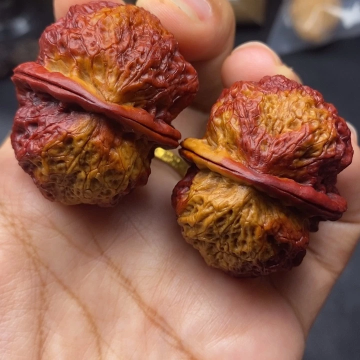 把件文玩核桃41尺饕餮