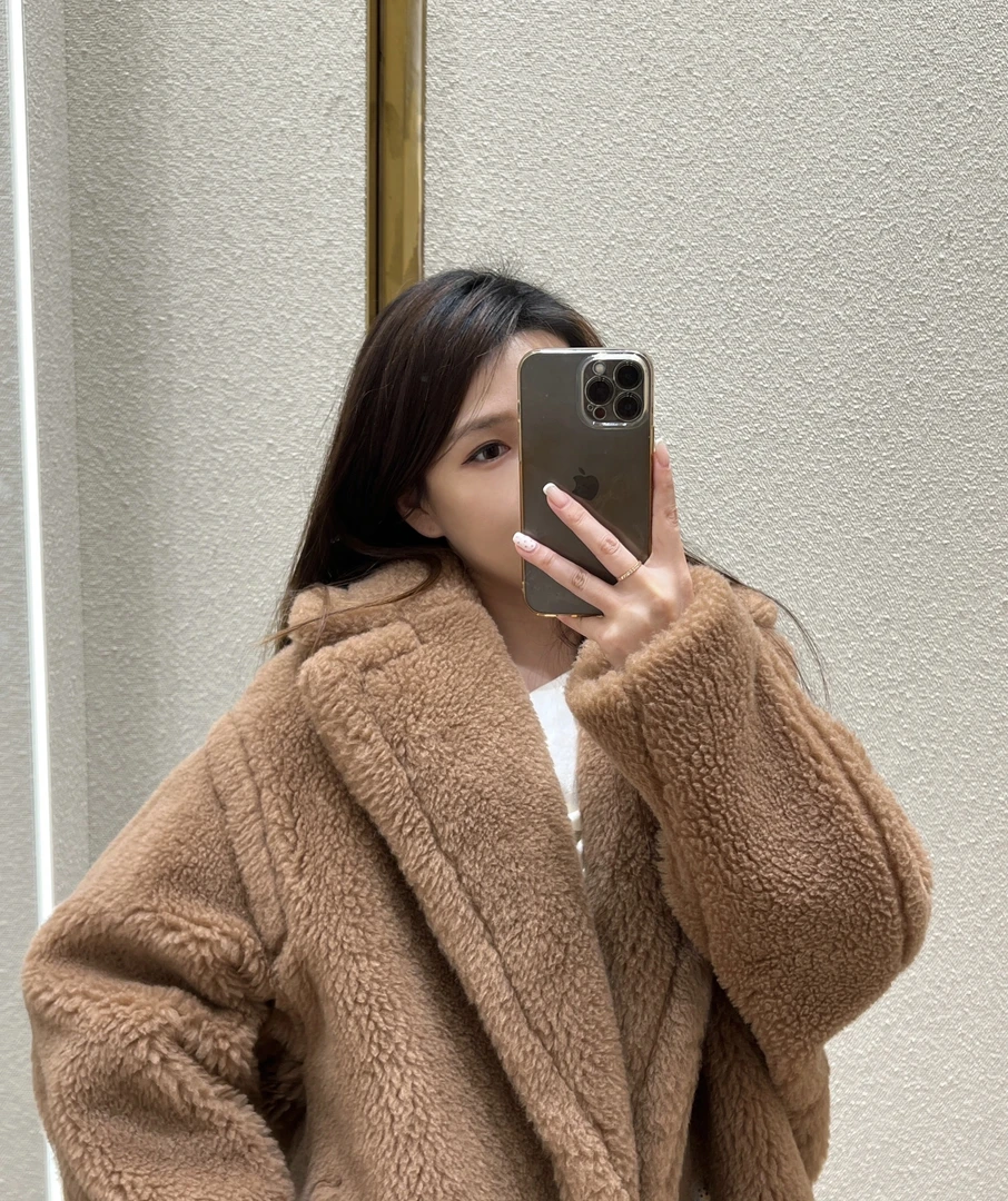 短款泰迪大衣秋明星时尚保暖【Fans轻奢】休闲女士