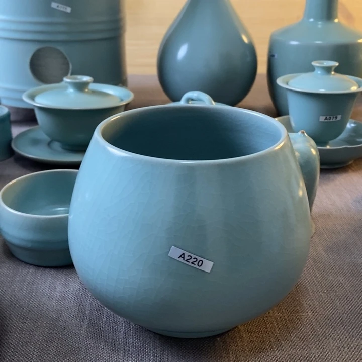 瓷片龙蛋茶洗一暇