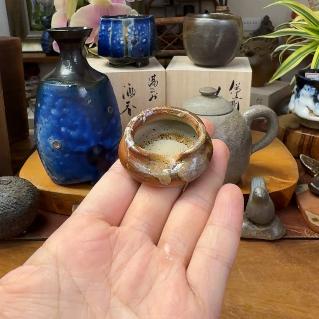 海***星陶吉窑口备前烧香器福利一口价