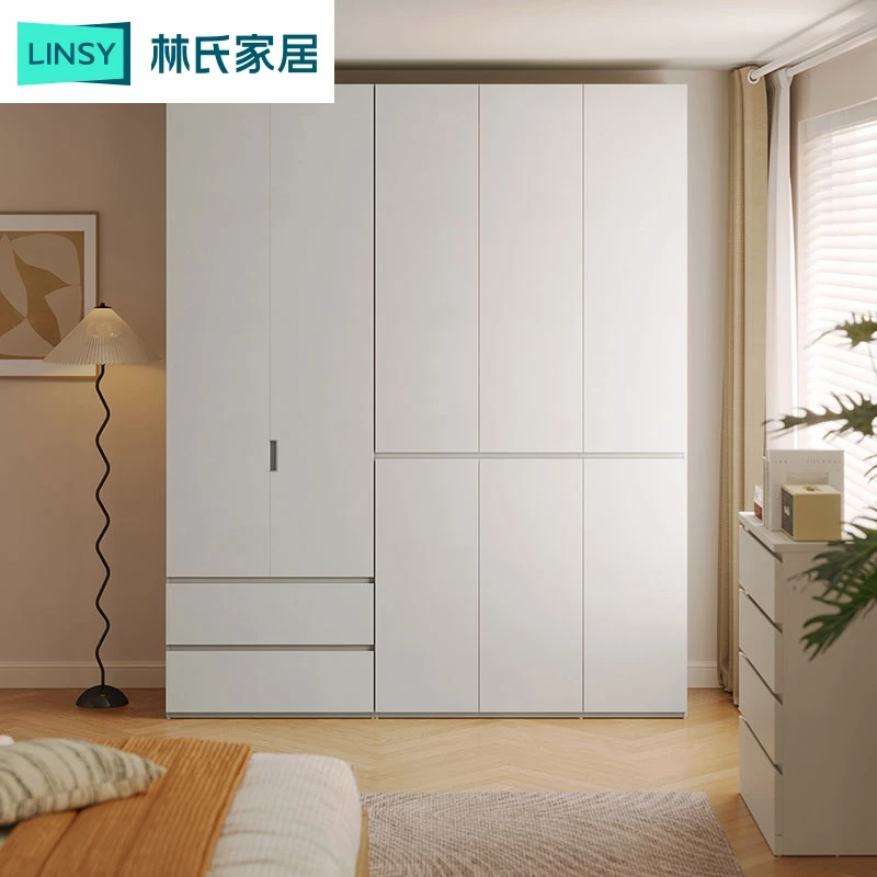 林氏家居简约壁挂落地玄关一到顶衣柜TR1D ZH