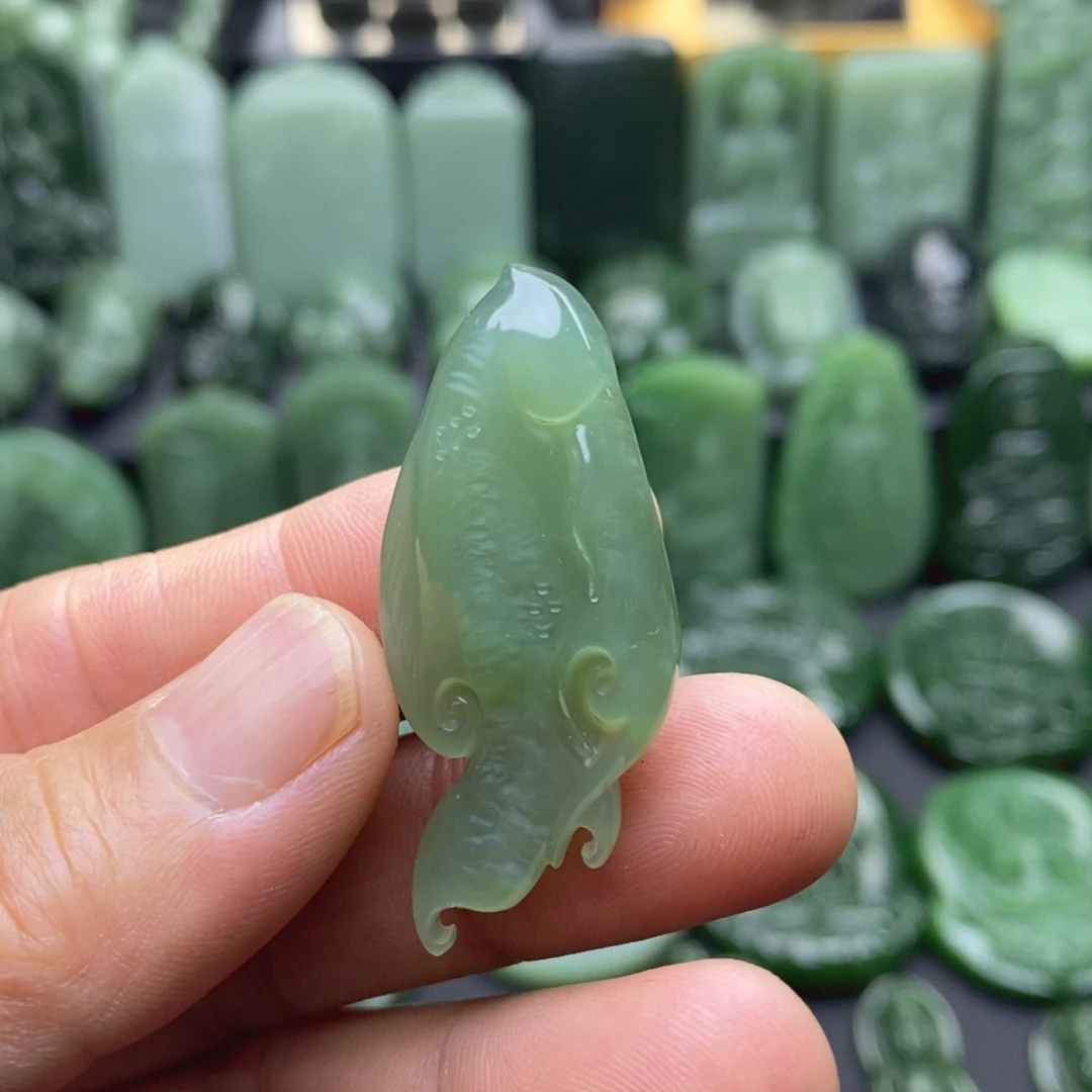 和田玉（碧玉）未镶嵌挂件