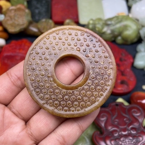 蛇纹石玉颈饰未镶嵌89