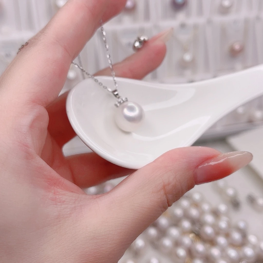 淡水珍珠未镶嵌吊坠(赠链)