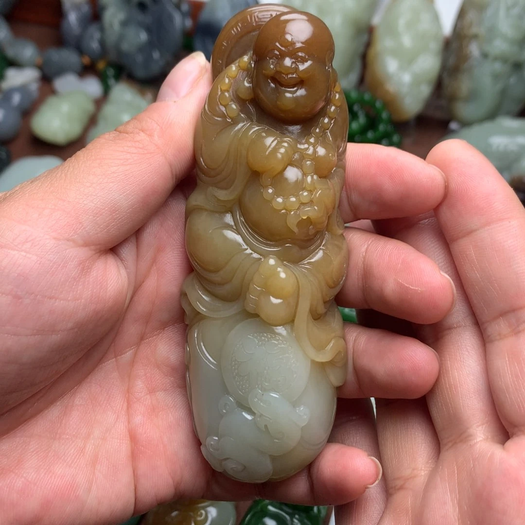 和田玉手把未镶嵌