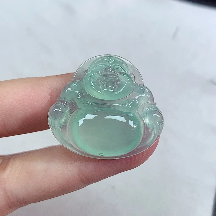 颈饰未镶嵌翡翠佛公