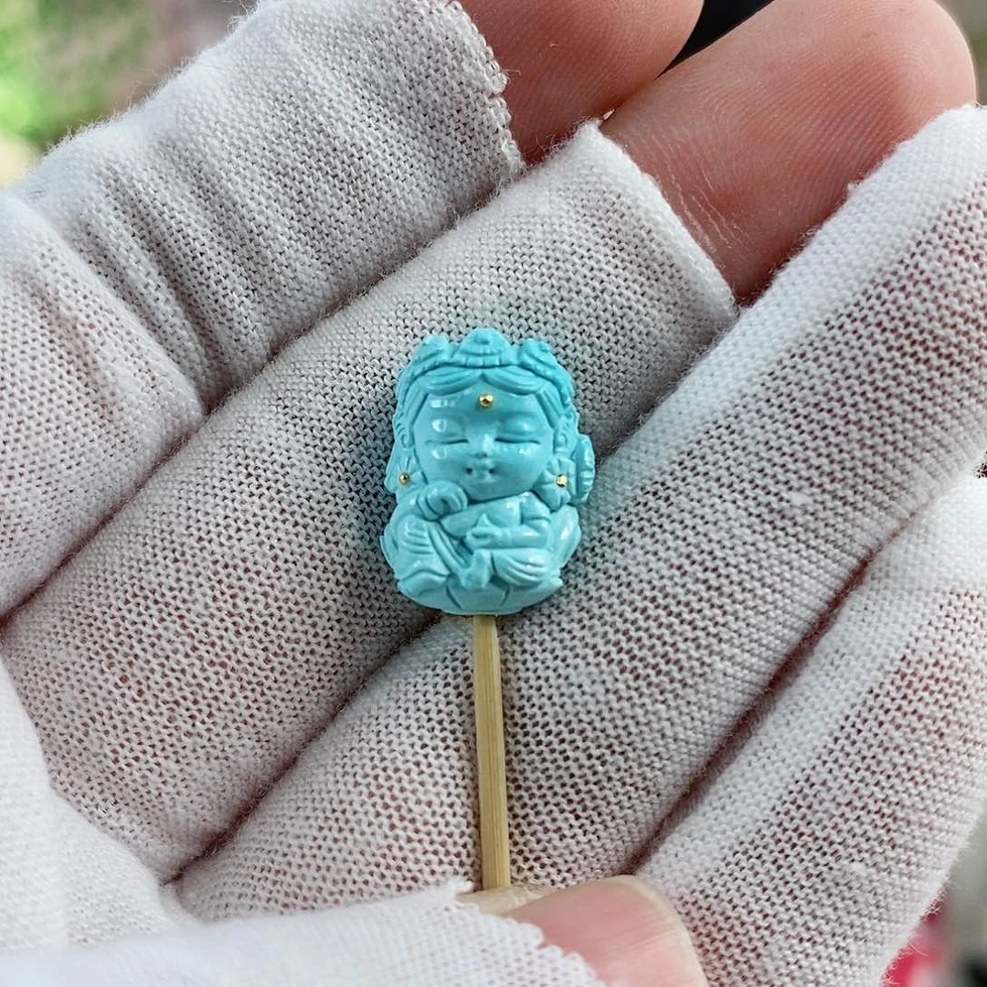 绿松石珠宝奇石未镶嵌