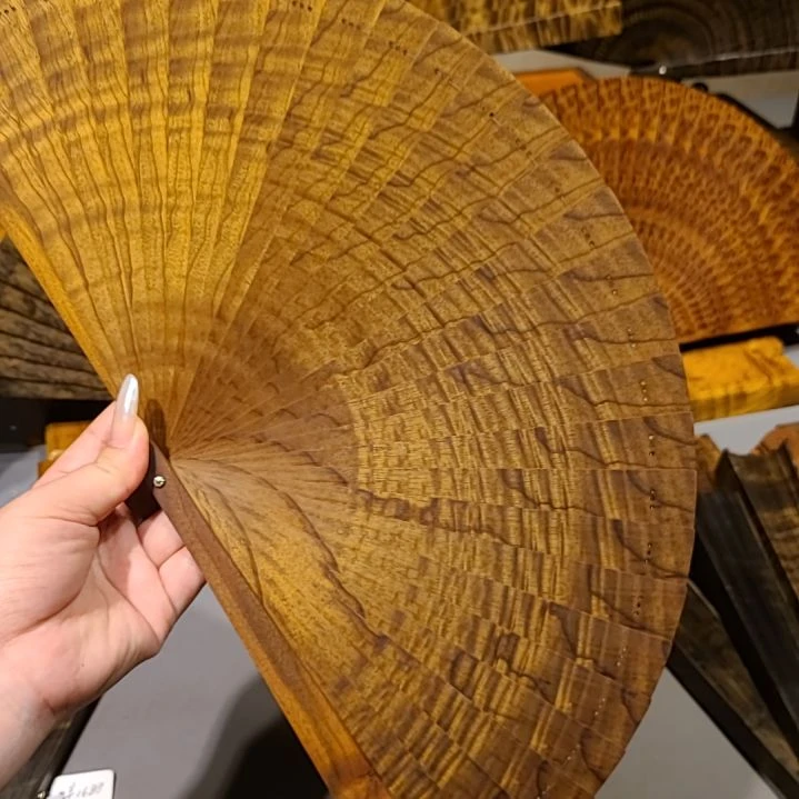 扇子21小叶桢楠金丝楠木苏扇