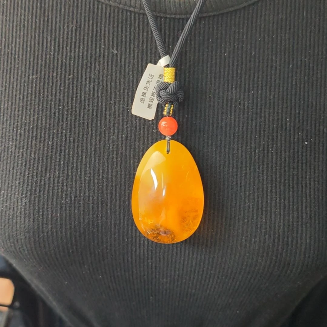 蜜蜡吊坠(赠链)未镶嵌