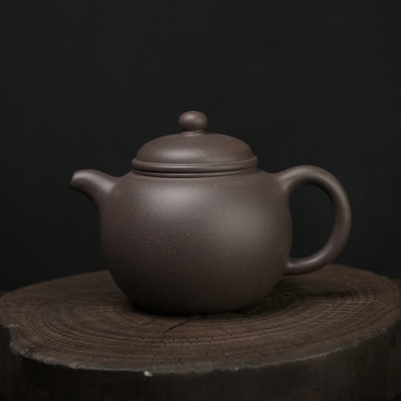 天青泥匏尊300cc 精工半手制大容量实用器茶壶茶具