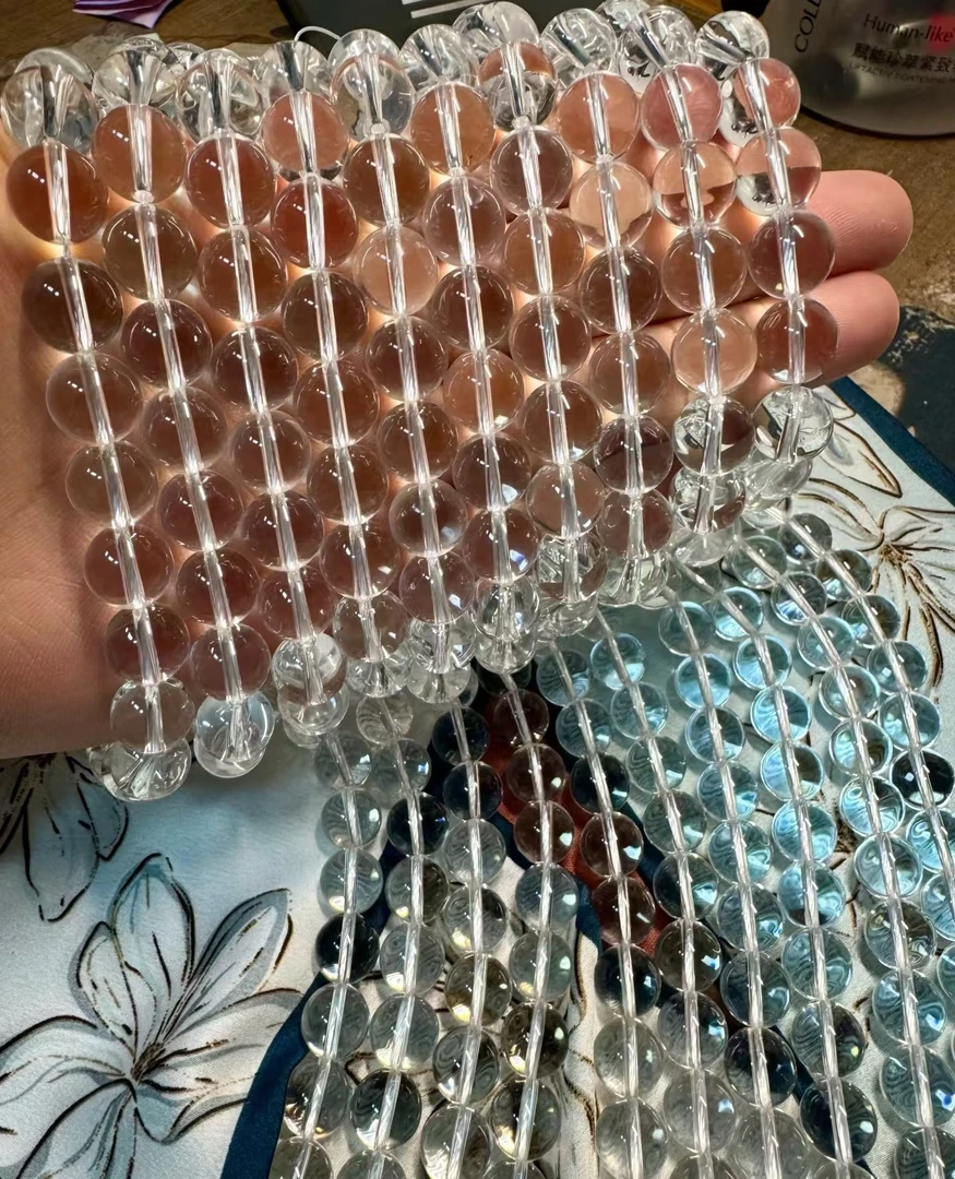 天然水晶白水晶手串默认微瑕 多样性发其一