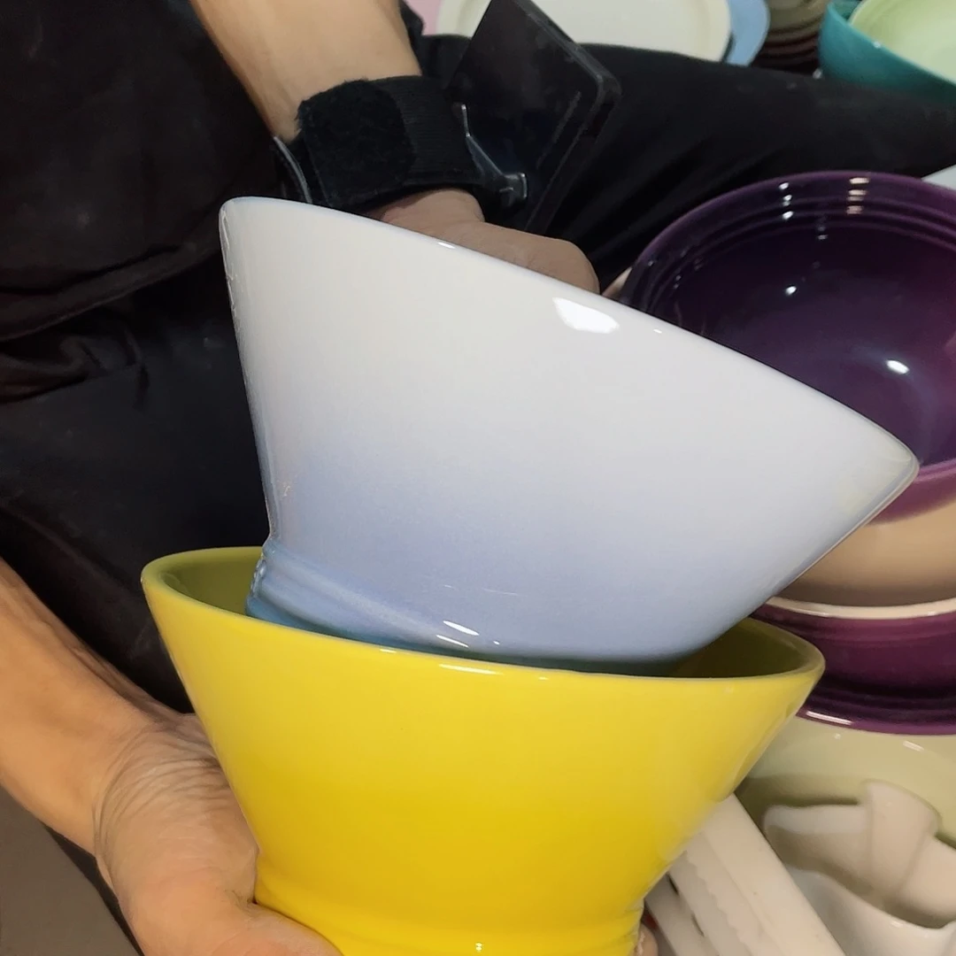 瓷片微瑕陶瓷餐具2个装