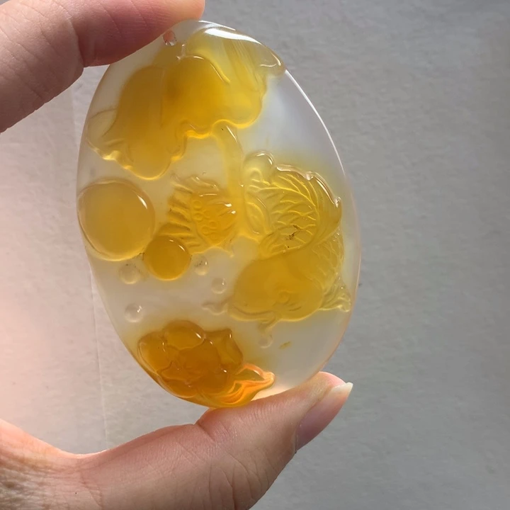 手镯玛瑙/玉髓未镶嵌吊坠