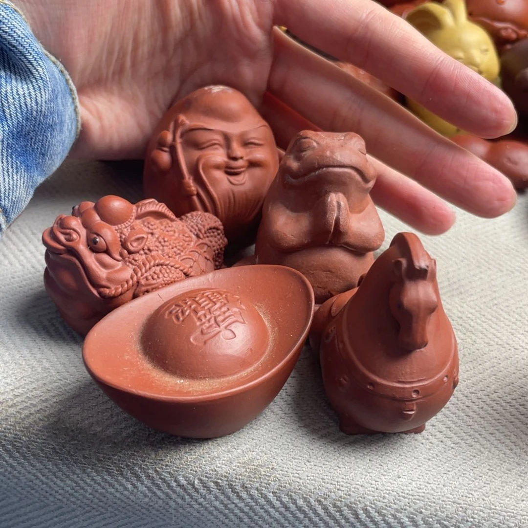 紫砂茶宠紫砂瑕疵