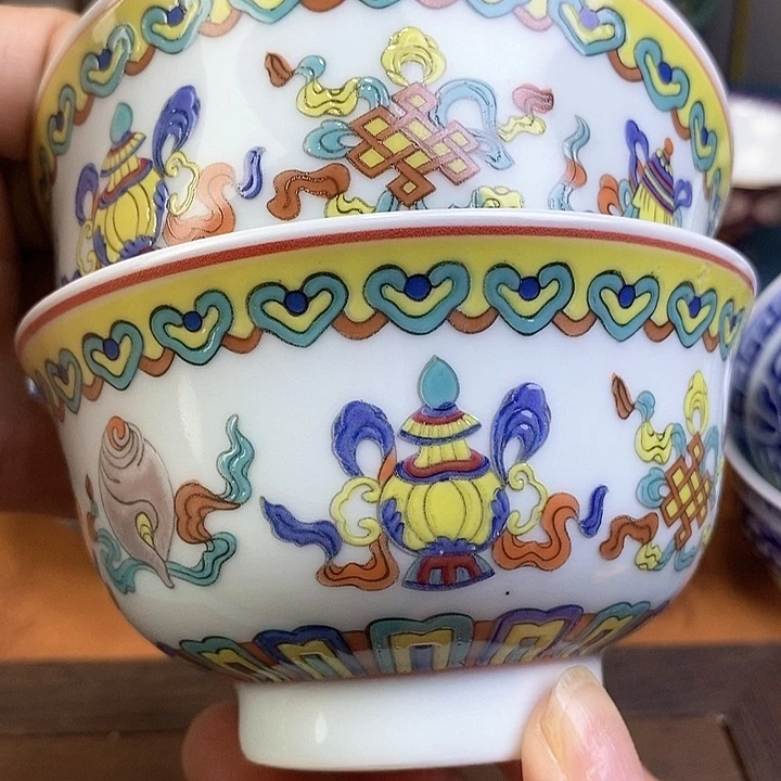 景德镇陶瓷藏式茶碗