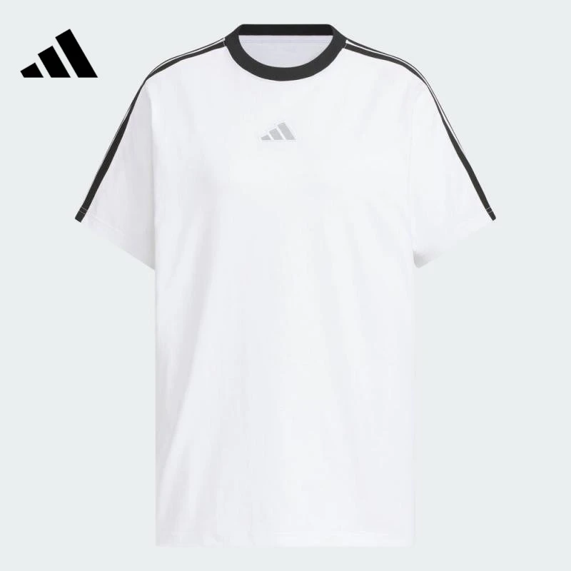 adidas阿迪达斯女子S BF TEE针织无领短袖T恤KB7759