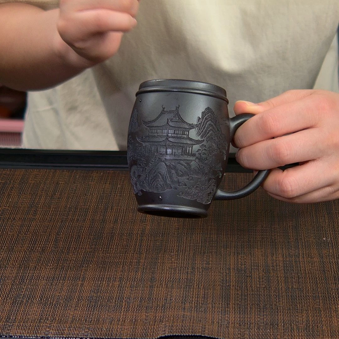 紫砂茶杯高货放漏