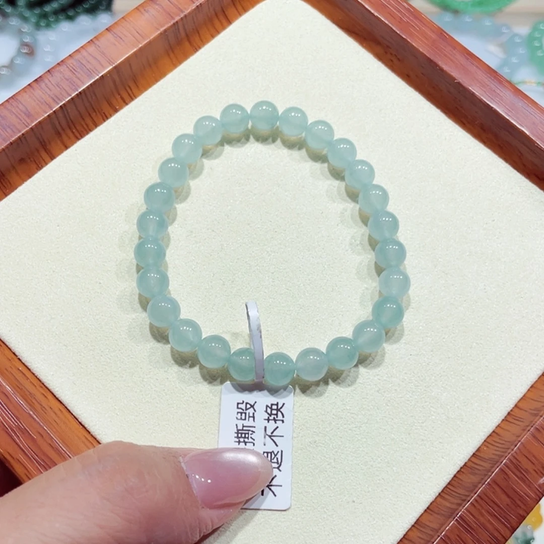 未镶嵌手链翡翠天然缅甸翡翠A货卡7