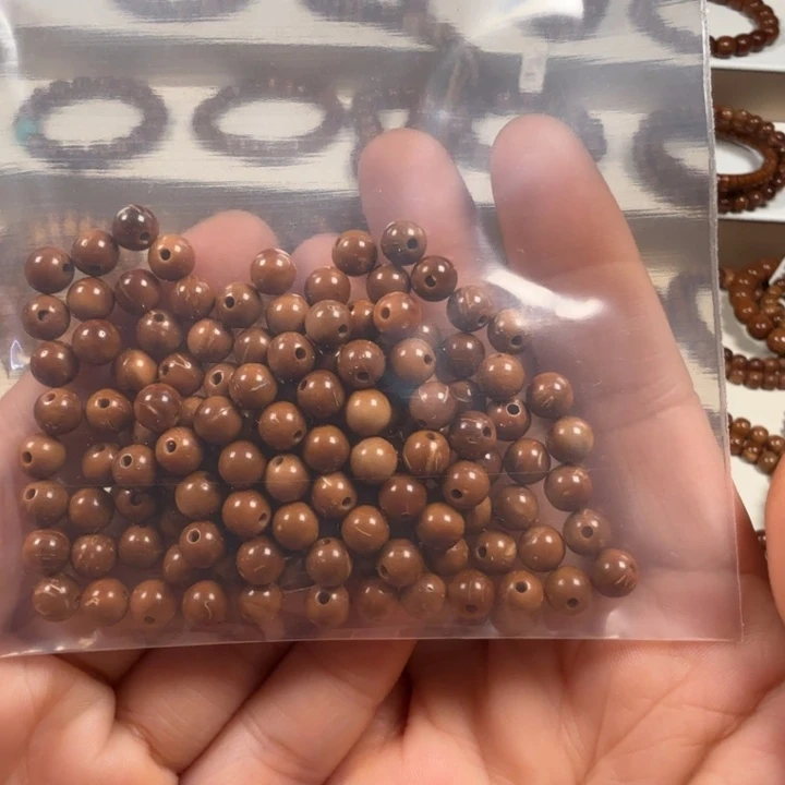 手串库克库克菩提0.6圆珠120颗带棕眼棕线特价款